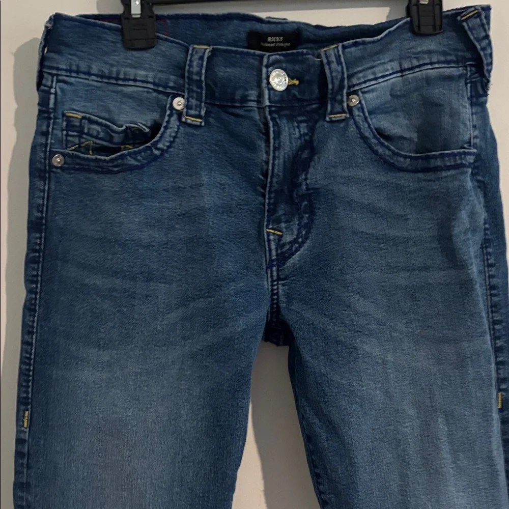 True Religion Size 33 Men’s RICKY STRAIGHT JEAN Blue Denim Jeans